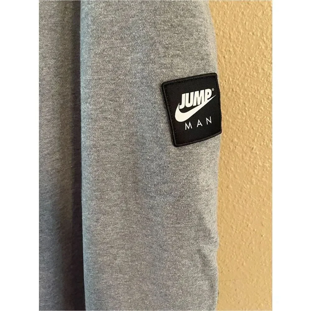 JUMP MAN Air Jordan Nike Gray Drawstring Men’s Jogger Sweatpants XL